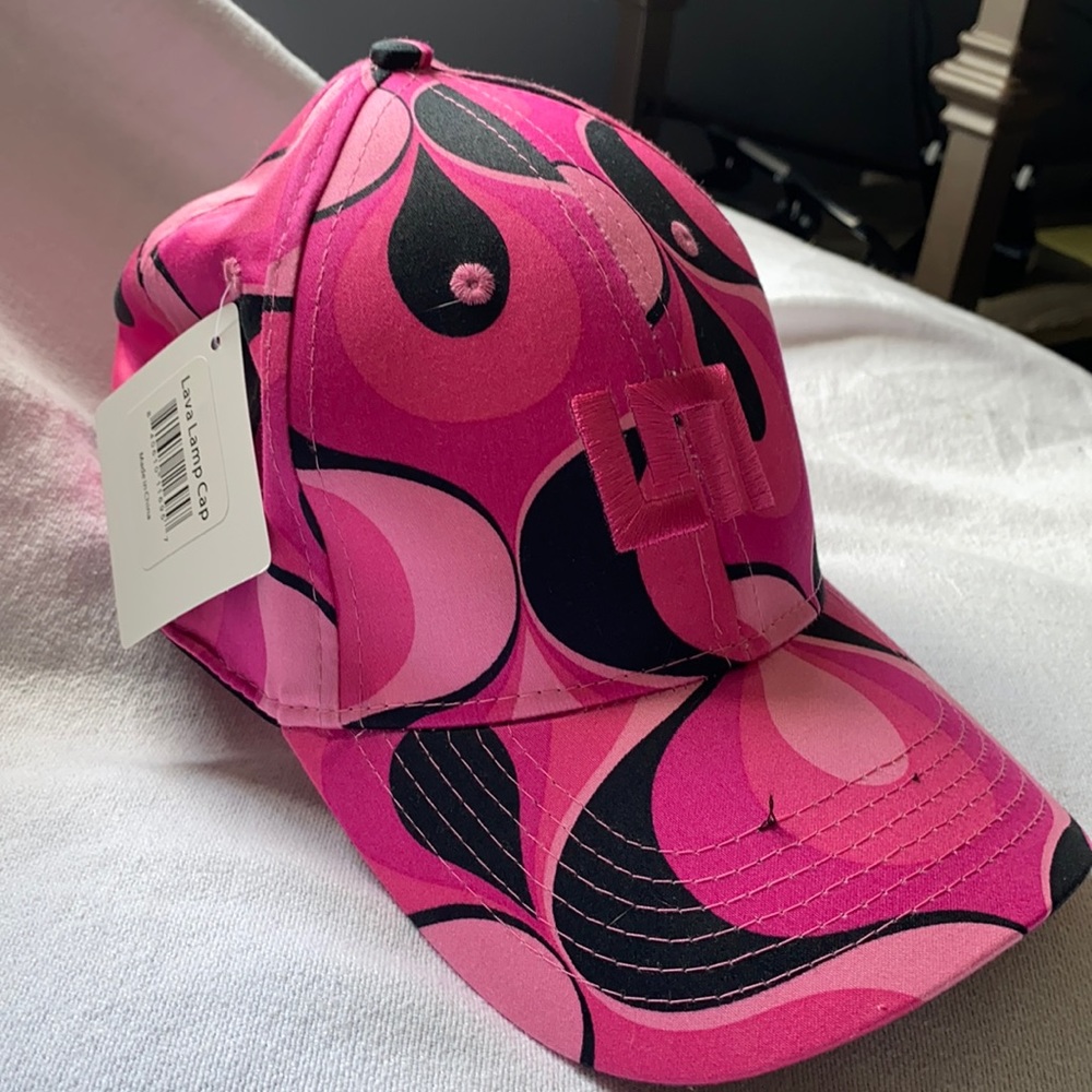 Loudmouth Golf Hat New With Tags pink/black